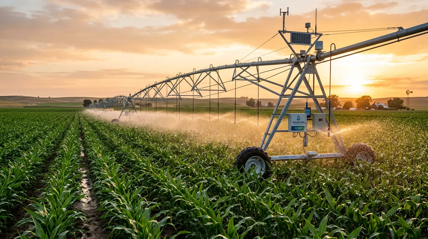 Aerial view of berries orchards