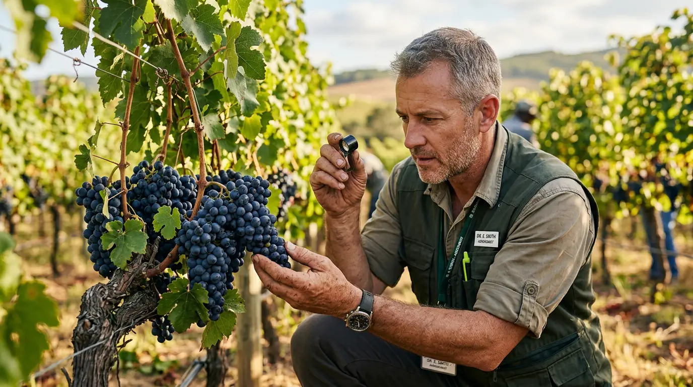 Harvest team in broadacre field